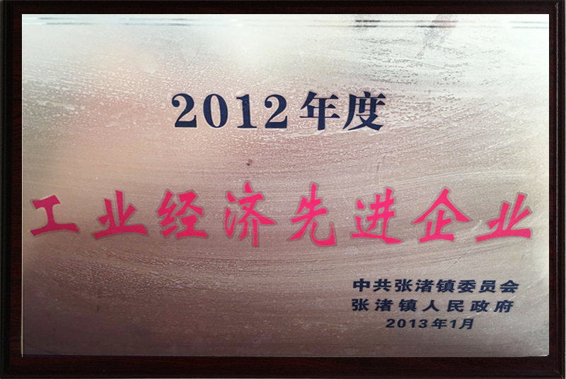 2012年度工业经济先进企业