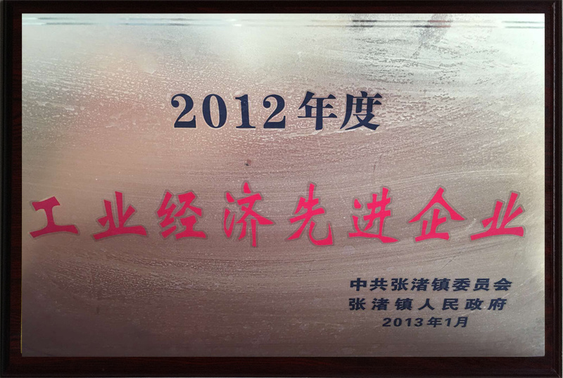 2012年度工业经济先进企业