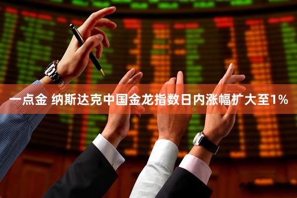一点金 纳斯达克中国金龙指数日内涨幅扩大至1%