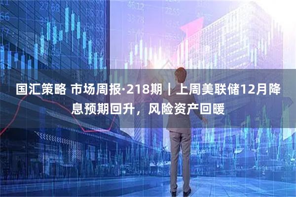 国汇策略 市场周报·218期｜上周美联储12月降息预期回升，风险资产回暖